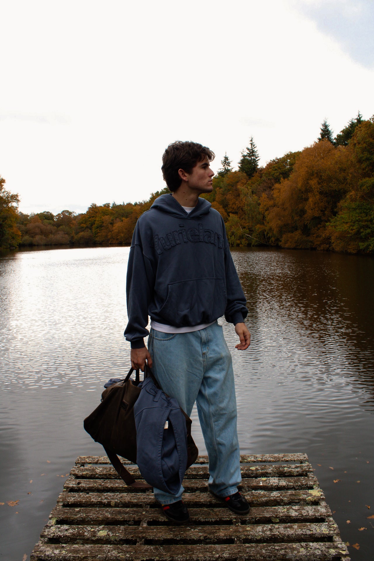 WASHED BLUE HOODIE